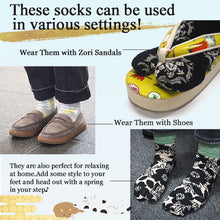 画像をギャラリービューアに読み込む, Women’s Japanese Tabi Socks – Split-Toe Cotton Blend, Traditional &amp; Floral Patterns, Comfortable Roomwear &amp; Kimono Accessory”
