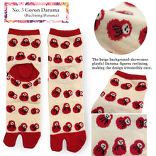 將圖片載入圖庫檢視器 Cute Japanese Tabi Socks for Women – Split-Toe Comfort Socks with Fun Traditional &amp; Pop Designs, Perfect for Kimono or Casual Outfits
