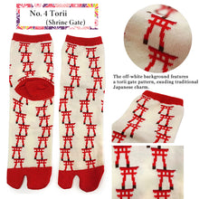 將圖片載入圖庫檢視器 Cute Japanese Tabi Socks for Women – Split-Toe Comfort Socks with Fun Traditional &amp; Pop Designs, Perfect for Kimono or Casual Outfits
