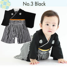 画像をギャラリービューアに読み込む, Baby Boy Kimono Romper Suit –, Japanese Costumes Infant, Breathable Cotton Samurai Outfits, 27.5inches-35.4inches Sizes
