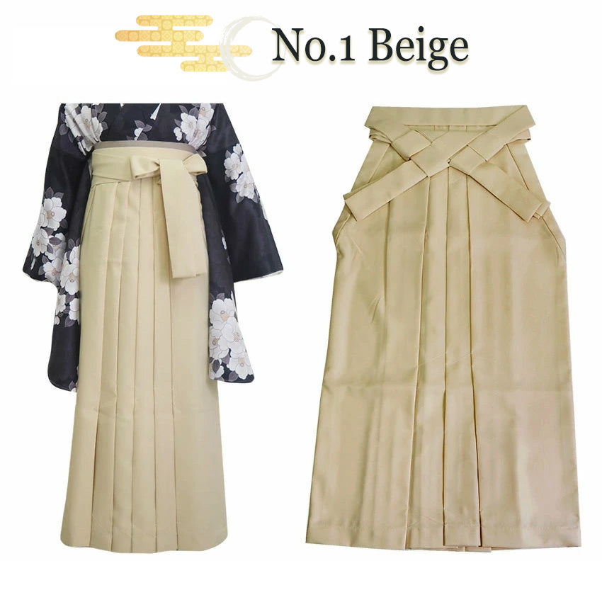 Women’s Hakama – Traditional Japanese Pleated Skirt for Graduation, Kimono, Furisode, and Formal Occasions
