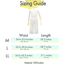 Load image into Gallery viewer, Men&#39;s Kimono Underwear Suteteco Cotton White, Traditional Japanese Lounge Pants, Soft Takashima Sarashi Fabric, Perfect Underwear for Kimono &amp; Yukata
