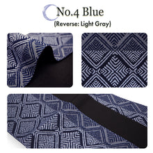 画像をギャラリービューアに読み込む, Men’s Kaku Obi Belt – Washable Modern Kimono &amp; Yukata Accessory, Geometric Pine Diamond Pattern, Reversible Japanese Sash, Casual &amp; Stylish
