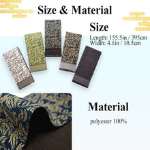 画像をギャラリービューアに読み込む, Men’s Kaku Obi Belt – Washable Modern Kimono &amp; Yukata Accessory, Leaf Pattern, Reversible Japanese Sash, Casual &amp; Stylish
