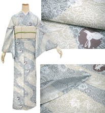 画像をギャラリービューアに読み込む, Washable Summer Kimono for Women – Lightweight Ro Kimono in Dusty Colors, Floral and geometric patterns, Ready-to-Wear Japanese Outfit
