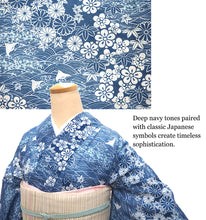 画像をギャラリービューアに読み込む, Washable Summer Kimono for Women – Lightweight Ro Kimono in Dusty Colors, Floral and geometric patterns, Ready-to-Wear Japanese Outfit
