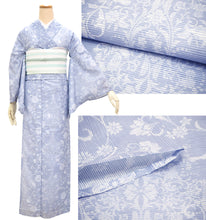 画像をギャラリービューアに読み込む, Washable Summer Kimono for Women – Lightweight Ro Kimono in Dusty Colors, Floral and geometric patterns, Ready-to-Wear Japanese Outfit
