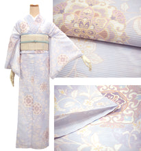 画像をギャラリービューアに読み込む, Washable Summer Kimono for Women – Lightweight Ro Kimono in Dusty Colors, Floral and geometric patterns, Ready-to-Wear Japanese Outfit
