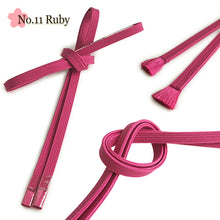 Load image into Gallery viewer, Women’s Obi-jime, Silk Kimono Cord (Vivid color) – Sanbu-Himo, 14 Colors, Perfect for Obi &amp; Japanese-Inspired Styling
