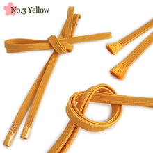 Load image into Gallery viewer, Women’s Obi-jime, Silk Kimono Cord (Vivid color) – Sanbu-Himo, 14 Colors, Perfect for Obi &amp; Japanese-Inspired Styling
