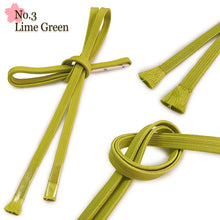 Load image into Gallery viewer, Women’s Obi-jime, Silk Kimono Cord (light color) – Sanbu-Himo, 14 Colors, Perfect for Obi &amp; Japanese-Inspired Styling
