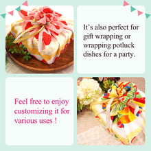 画像をギャラリービューアに読み込む, Japanese Cake Print Furoshiki – Cotton Wrapping Square 19.7 in × 19.7 in (50×50 cm), Strawberry Shortcake &amp; Fruit Cake PrintsEco Gift Wrapper, Bento Wrap &amp; Decorative Cloth
