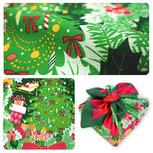 画像をギャラリービューアに読み込む, Seasonal Wreath Furoshiki – Cotton Wrapping Square 19.7 in × 19.7 in (50×50 cm), moon viewing, Halloween, Christmas Prints, Eco Gift Wrapper, Bento Wrap &amp; Decorative Cloth
