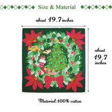 画像をギャラリービューアに読み込む, Seasonal Wreath Furoshiki – Cotton Wrapping Square 19.7 in × 19.7 in (50×50 cm), moon viewing, Halloween, Christmas Prints, Eco Gift Wrapper, Bento Wrap &amp; Decorative Cloth
