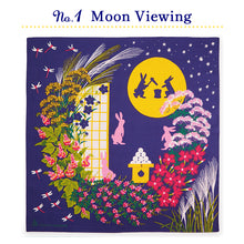 画像をギャラリービューアに読み込む, Seasonal Wreath Furoshiki – Cotton Wrapping Square 19.7 in × 19.7 in (50×50 cm), moon viewing, Halloween, Christmas Prints, Eco Gift Wrapper, Bento Wrap &amp; Decorative Cloth
