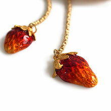 Load image into Gallery viewer, Strawberry Netsuke | Handcrafted Japanese Kimono &amp; Obi Charm MADE in JAPAN
