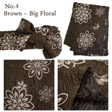 將圖片載入圖庫檢視器 Fukure-ori Heko Obi Sash for Women&#39;s – Soft Textured Japanese Kimono Wrap Belt, Floral pattern, Volume &amp; Draped Styling for Yukata &amp; Casual Kimono
