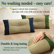 画像をギャラリービューアに読み込む, Premium Japanese Igusa Rush Grass Sleep Pillow – Kyushu Natural Igusa Pillow with Memory-Foam Support, Deodorizing &amp; Humidity Control, Flat Hollow Design
