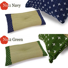 画像をギャラリービューアに読み込む, Premium Japanese Igusa Rush Grass Sleep Pillow – Kyushu Natural Igusa Pillow with Memory-Foam Support, Deodorizing &amp; Humidity Control, Flat Hollow Design
