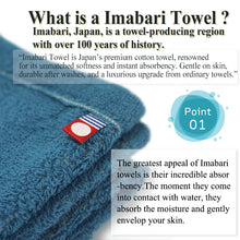 画像をギャラリービューアに読み込む, Imabari Premium Face Towel – Luxury Japanese Cotton Towel, Ultra Absorbent &amp; Quick Dry, Perfect Gift from Japan
