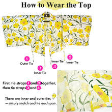 將圖片載入圖庫檢視器 Easy-Wear Cotton Yukata Dress Set for Women – 2-Piece Japanese Kimono Style (Top + Dress), Rose of Sharon flowers pattern, Beginner-Friendly, Lightweight Cotton
