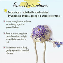 画像をギャラリービューアに読み込む, Japanese Handcrafted Kanzashi Hair Stick – “Wisteria Umbrella” Motif, Elegant Floral Hair Ornament for Kimono &amp; Modern Style

