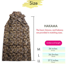 將圖片載入圖庫檢視器 Men’s Haori, Kimono &amp; Hakama 3-Piece Set – Burgundy, Black &amp; Gold Traditional Japanese Formal Wear for Graduation, Wedding &amp; Special Occasions
