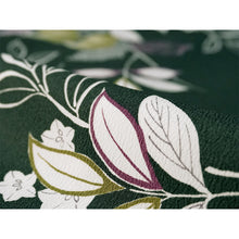 將圖片載入圖庫檢視器 Ready-to-Wear Washable Komon Kimono for Women, Lined Polyester, Deep Green Floral Design – A Sophisticated Komon Kimono with Timeless Elegance, Easy-Care Japanese Kimono
