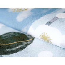將圖片載入圖庫檢視器 Ready-to-Wear Washable Komon Kimono for Women, Fully Lined Polyester, Light Aqua Blue with Camellia &amp; Plum Blossoms – A Sophisticated Komon Kimono with Fresh Elegance
