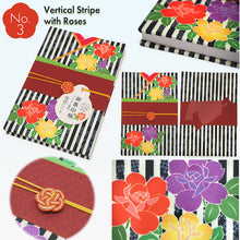 画像をギャラリービューアに読み込む, Kimono-Patterned Goshuin-cho ーJapanese Shrine &amp; Temple Stamp Book with Elegant Kimono Fabrics, Camellia, Cherry Blossom, Hemp Leaf,Rabbit Motif, Japanese Journal Notebook Diary,
