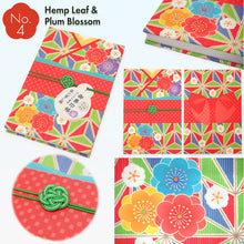 画像をギャラリービューアに読み込む, Kimono-Patterned Goshuin-cho ーJapanese Shrine &amp; Temple Stamp Book with Elegant Kimono Fabrics, Camellia, Cherry Blossom, Hemp Leaf,Rabbit Motif, Japanese Journal Notebook Diary,
