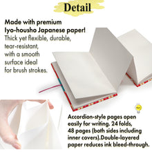 画像をギャラリービューアに読み込む, Kimono-Patterned Goshuin-cho ーJapanese Shrine &amp; Temple Stamp Book with Elegant Kimono Fabrics, Camellia, Cherry Blossom, Hemp Leaf,Rabbit Motif, Japanese Journal Notebook Diary,
