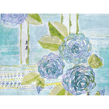 將圖片載入圖庫檢視器 Lightweight Cotton Yukata for Women, grayish blue base, roses Flowers pattern– Inspired by Kaneko Misuzu’s Poetry, Summer Japanese Kimono Robe
