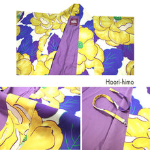 Load image into Gallery viewer, &quot;Saki Roman&quot; Haori – Retro Floral Kimono Jacket
