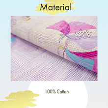 將圖片載入圖庫檢視器 Lightweight Cotton Yukata for Women, Purple base, azalea flower pattern – Inspired by Kaneko Misuzu’s Poetry, Summer Japanese Kimono Robe
