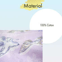 將圖片載入圖庫檢視器 Lightweight Cotton Yukata for Women, purple base, Flowers, Birds and leaves pattern– Inspired by Kaneko Misuzu’s Poetry, Summer Japanese Kimono Robe
