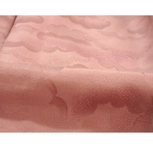 画像をギャラリービューアに読み込む, Vintage Haori Kimono Jacket Silk, Reddish-purple base,  Cloud Motif (Kumodori)

