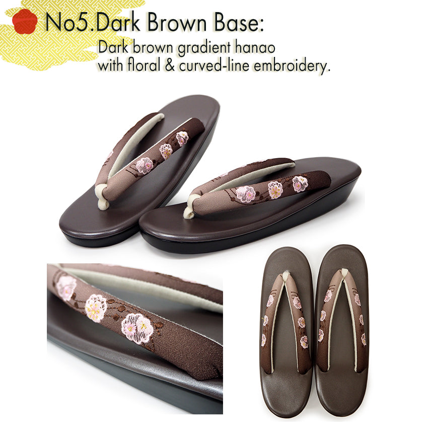 Comfortable Embroidered  Women's Zori Sandals – Step into Japanese Elegance