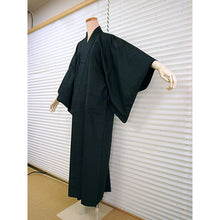將圖片載入圖庫檢視器 Vintage Japanese Kimono Women&#39;s Robe Silk, Bright Yellow, bokish - dye Kimono （Soft Gradient Effect）
