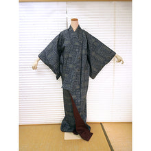 Load image into Gallery viewer, Vintage Japanese Kimono Women&#39;s Robe Silk, Bright Yellow,Bokashi-Dye Kimono (Soft Gradient Effect)
