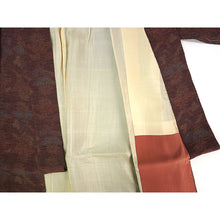 Load image into Gallery viewer, Vintage Japanese Kimono Women&#39;s Robe Silk, Bright Yellow,Bokashi-Dye Kimono (Soft Gradient Effect)
