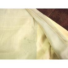 Load image into Gallery viewer, Vintage Japanese Kimono Women&#39;s Robe Silk, Bright Yellow,Bokashi-Dye Kimono (Soft Gradient Effect)
