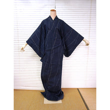 將圖片載入圖庫檢視器 Vintage Japanese Kimono Women&#39;s Robe Silk, Bright Yellow, bokish - dye Kimono （Soft Gradient Effect）
