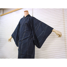 將圖片載入圖庫檢視器 Vintage Japanese Kimono Women&#39;s Robe Silk, Bright Yellow, bokish - dye Kimono （Soft Gradient Effect）
