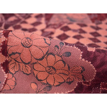 Load image into Gallery viewer, Vintage Japanese Kimono Women&#39;s Robe Silk, Bright Yellow,Bokashi-Dye Kimono (Soft Gradient Effect)
