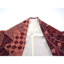 Load image into Gallery viewer, Vintage Japanese Kimono Women&#39;s Robe Silk, Bright Yellow,Bokashi-Dye Kimono (Soft Gradient Effect)
