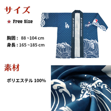 画像をギャラリービューアに読み込む, ロサンゼルス・ドジャース 法被 ブルー
