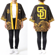 画像をギャラリービューアに読み込む, サンディエゴ・パドレス 法被 ブラック×イエロー
