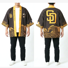 画像をギャラリービューアに読み込む, サンディエゴ・パドレス 法被 ブラック×イエロー

