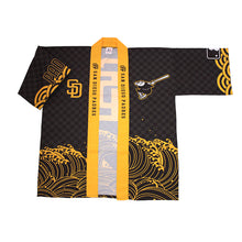 画像をギャラリービューアに読み込む, サンディエゴ・パドレス 法被 ブラック×イエロー
